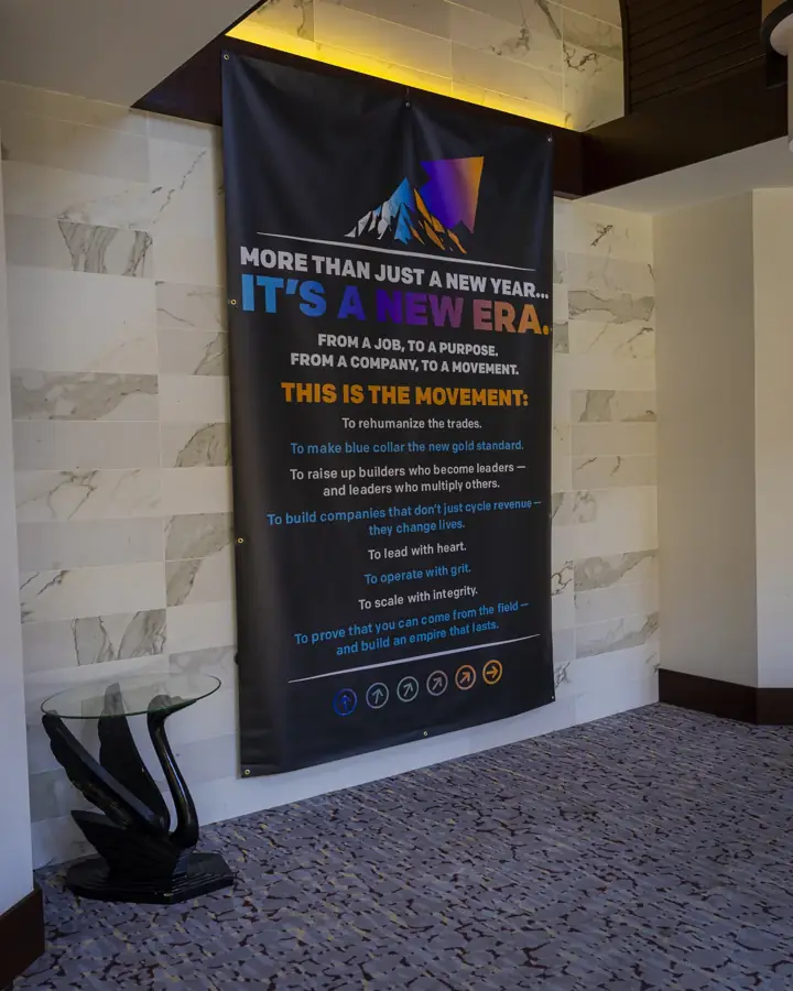 The This is the movement banner at Camp Forward '26